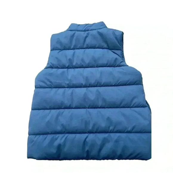 PUMA PUFFER VEST BOYS•BLUISH GREY SIZE•XXS (3-4)•UNISEX•PREOWNED•LIKE NEW• - Picture 3 of 5